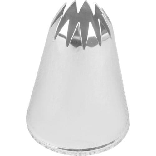 1PCS #M22 Cake Decorating Pastry Piping Nozzle Icing Tips 12 teeth Bakeware Kitchen Cookies Tools Stainless Steel