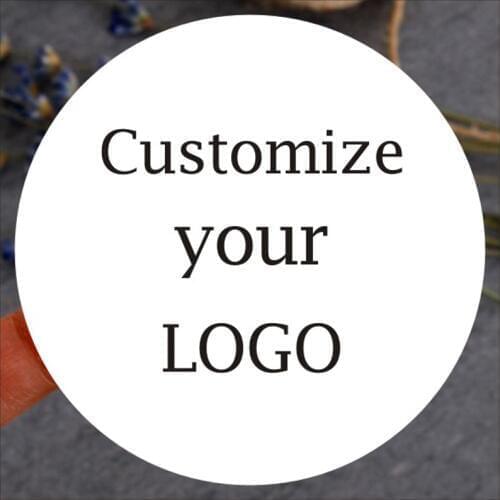 100PCS Custom Label Stickers, Invitations, Favors Boxes Labels,Personalized,Transparent,Clear,Kraft,Your Own Logo,Eyelashes