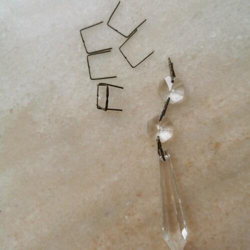 14mm Antique green bronze double pin connector PARTS LAMP CRYSTAL PRISM BEAD CONNECTOR PINS BOW TIE lighting accessories