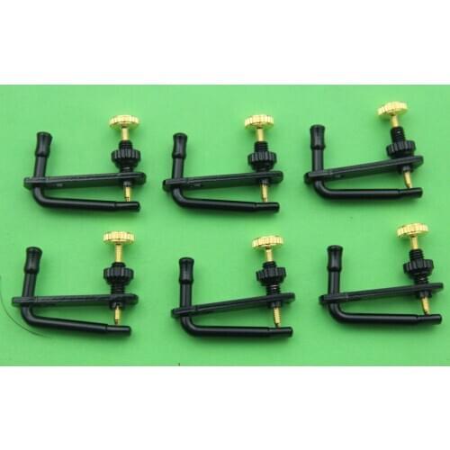 60pcs New style violin black string adjuster fine tuners 3/4-4/4 Accessories