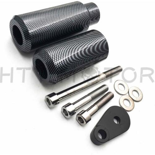 Aftermarket free shipping motorcycle parts No Cut Frame Slider Crash Protector For Kawasaki 2005 2006 ZX-6R ZX-6RR 636 CN