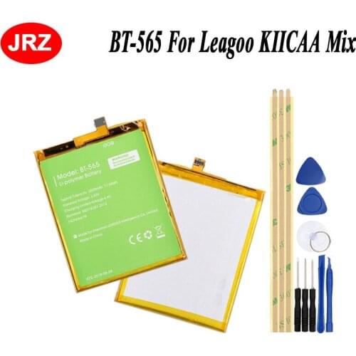 JRZ BT-565 Battery For Leagoo KIICAA Mix Phone 3000mAh Hight Capacity 3.85V Top Quality Replacement Batteries+Tools
