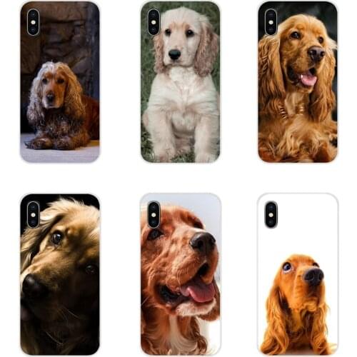 Accessories Phone Cases Covers For Huawei Mate Honor 4C 5C 5X 6X 7 7A 7C 8 9 10 8C 8X 20 Lite Pro English Cocker Spaniel dog