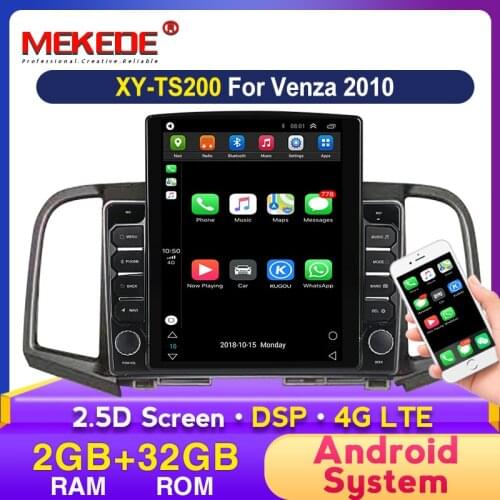 MEKEDE 2G RAM 4G LET 2 Din Android tesla 9.7inch Car Radio For Toyota Venza 2008-2015 Player Multimedia Touch 2.5D Screen BT DVD