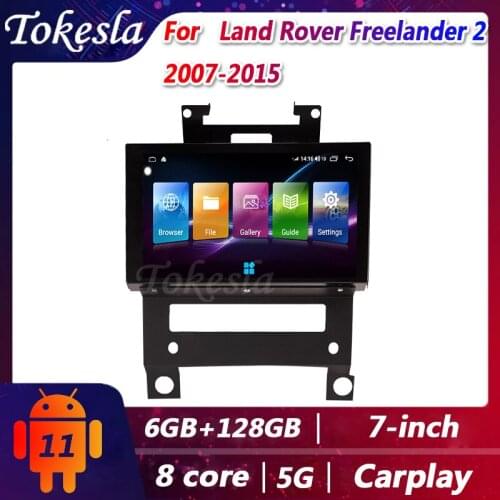 Tokesla Car Radio Android For Land Rover Freelander 2 Stereo Receiver DVD Automotivo Central Multimedia Gps Navigation 2007-2012