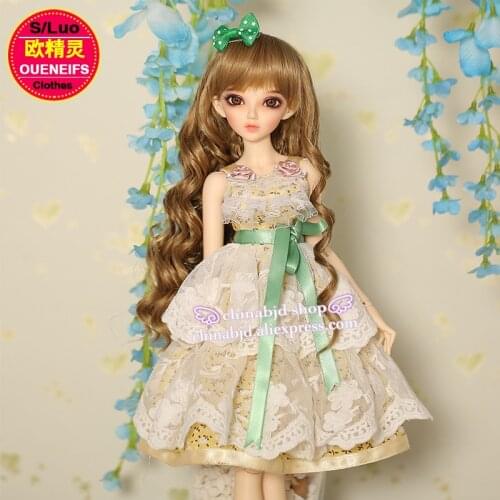 BJD Clothes 1/4 Girl Floral skirt BJD SD Doll For the Minifee Fairyland Body YF4-103 Doll Accessories
