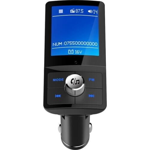 Bluetooth FM Transmitter Aux Charger Wireless Handsfree Adapter Car Kit MP3 Player with USB Ports