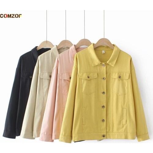 Женские джинсовые куртки COMZOF China At AliExpress