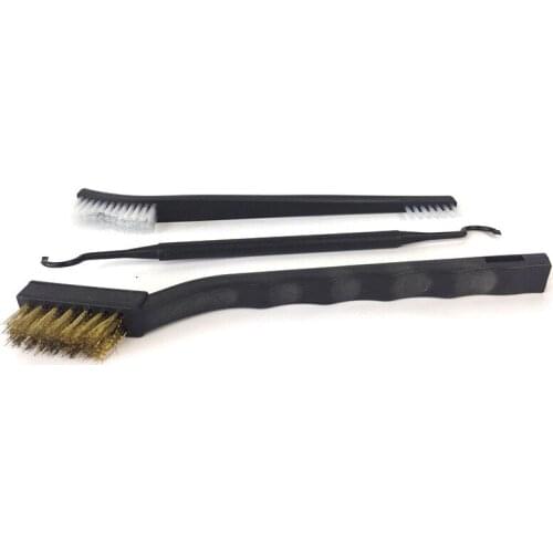Double Ended Nylon Brush Car Cleaning Double End Cleaning Brush Set Auto Wash Detail Dust Cleaning Brush