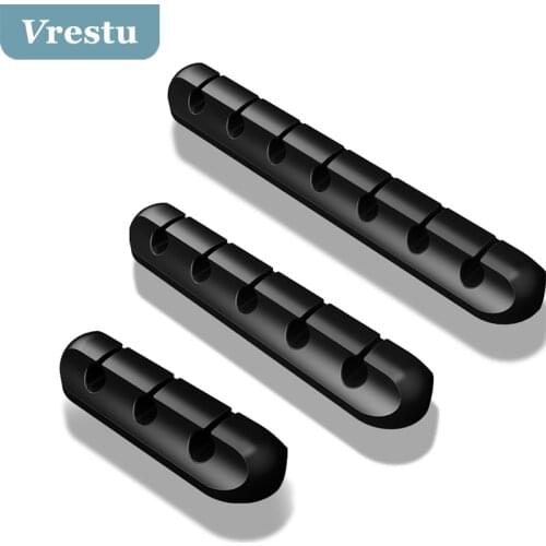 Multi-function Cable Winder Flexible Silicone Cord Management Cable Holder Clips for Cable Mouse Headphone Earphone Network Line