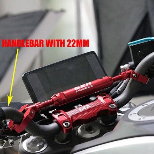 Motorcycle Modified CNC Handlebar Mutifunctional Balance Bar 22mm diameter For Suzuki DL250