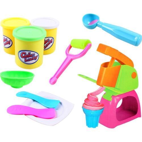 Plasticine and tool set kit Modeling Clay Slime tools DIY learning and education Colored mud toys Toys for children Xmas gift