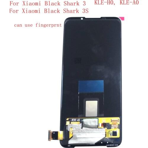 Original Amoled For Xiaomi BlackShark 3 black shark 3s Lcd Screen Display Touch Sensor Glass DIgitizer KLE-H0 KLE-A0