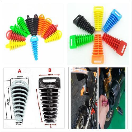 New Motorcycle Exhaust Pipe Plug Muffler Wash protector for Kawasaki KX65 KX80 85 KX125 KX250 KX250F KX450F KLX450R KLX125