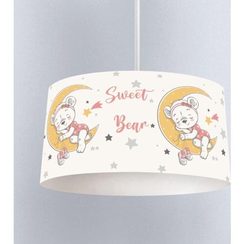 Lamp For Kids Bedrooms Light Chandelier for Living Room Childrens Room Sweet Dream Bear Moon Model 110