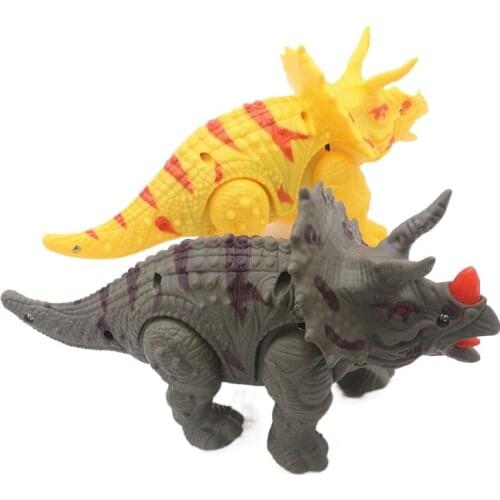 Luminous Music Dinosaur Childrens Toy Flash Electric Universal Dinosaur Gift Vinyl Doll
