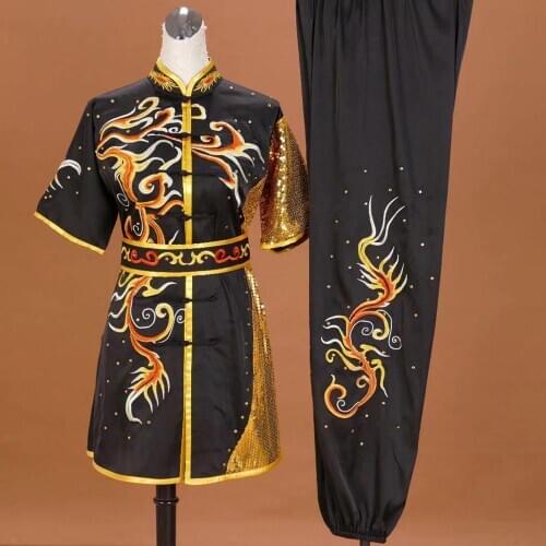 Wushu taichi taiji clothes changquan uniform Martial arts competition clothing embroidered kungfu nanquan taolu clothes uniform