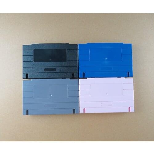US version Game Cartridge Card Plastic Shell For SNES SFC game Console card 16bit game 3 kinds of colors available