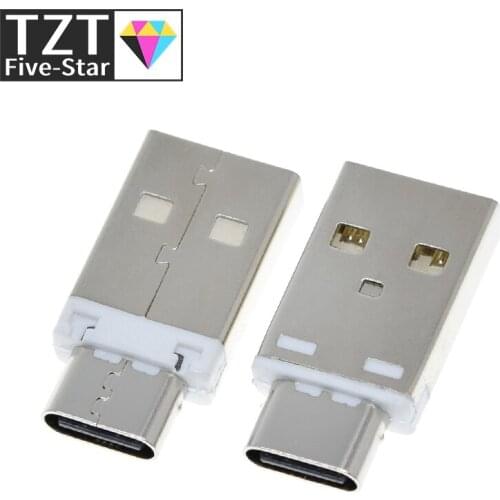 TZT 5A Mini Converter TYPE A Male USB To TYPE-C Female USB 3.1 Plug Connector Compatibility QC4.0 QC3.0 PD Mobile Phone Charger