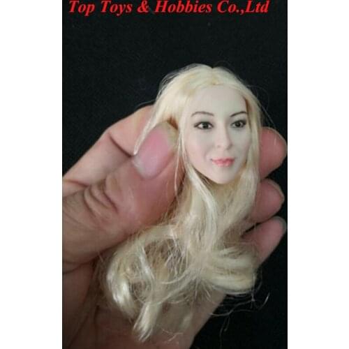 1/6 scale Customize Girl Pale Skin Head Sculpt Female Head Fit 12'' TBL PH Figure Body in stock