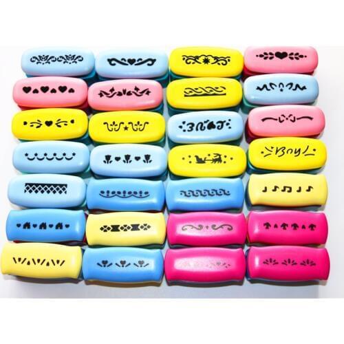 1Pcs 20 kind DIY Paper Printing Card Cutter Scrapbook Shaper small Embossing device Hole Punch Kids Handmade Craft gift YH02