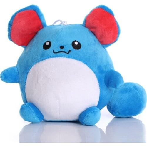 15cm TAKARA TOMY Pokemon Marill Plush Toys Doll Marill Soft Stuffed Animals Toy for Kids Children Birthday Christmas Gifts
