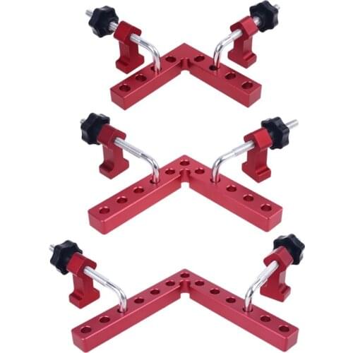 90° Positioning Squares Right Angle L-Type Woodworking Fixing Angle Clamp for Picture Frames, Boxes, Cabinets or Drawers