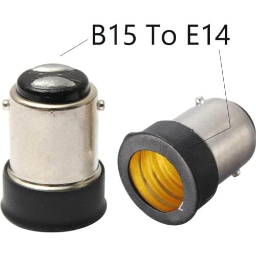 AC 220V New Small Bayonet B15 To E14 Conversion Lamp Holder B15 To E14 Bulb Light Adaptor Converter
