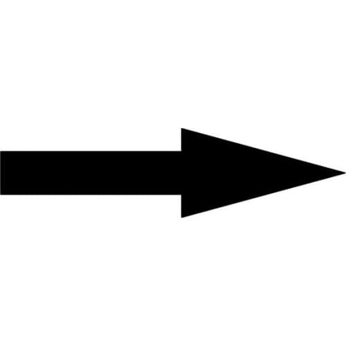 Creative Car Sticker Long Arrow Accessories Vinyl PVC 12cm*3cm Motorcycle Waterproof Windshield Car Window Car Styling Decal