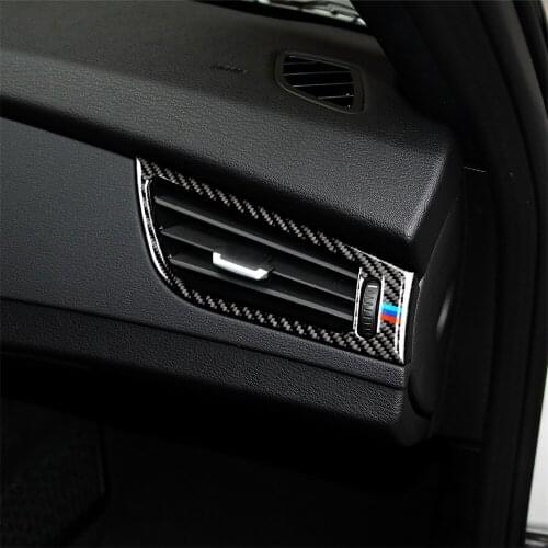 Carbon Fiber Car Side Air Vent Outlet Frame Cover Trim for BMW Z4 2009-2015 Car Accessories Car Stickers Interior Decoration LHD