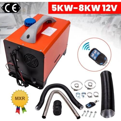 12V Monitor Air Diesel Heater LCD Display 5KW-8KW for Car Truck MotorHomes Red