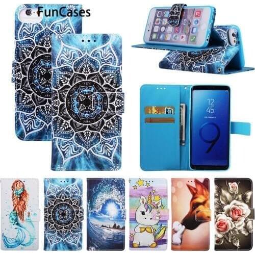 Flip Cases For estojo Samsung A7 2019 Love Accessory PU Leather Wallet Case sFor Fundas Samsung funda A750 2018 Rhinestone Case