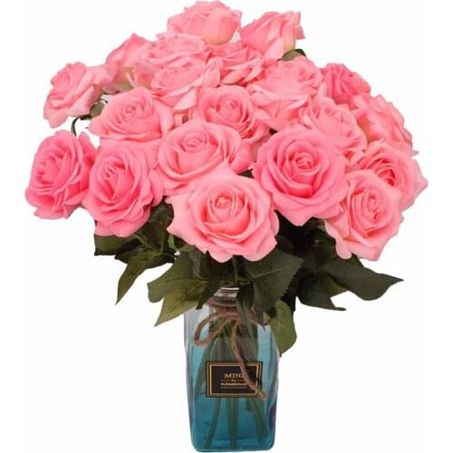 1pcs/lot Real Touch Rose Peony Artificial Silk Flowers Small bouquet flores Home Party Spring Wedding Decoration Fake Flower