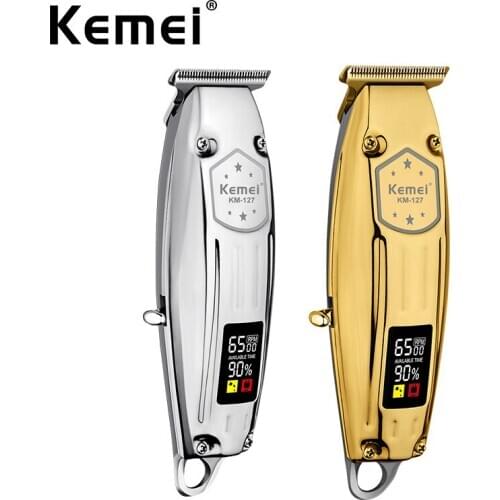 Kemei Profesional 6-Star Detailer with T Blade for Extremely Close Trimming and Clean and Crisp Lines for Professional Barbers