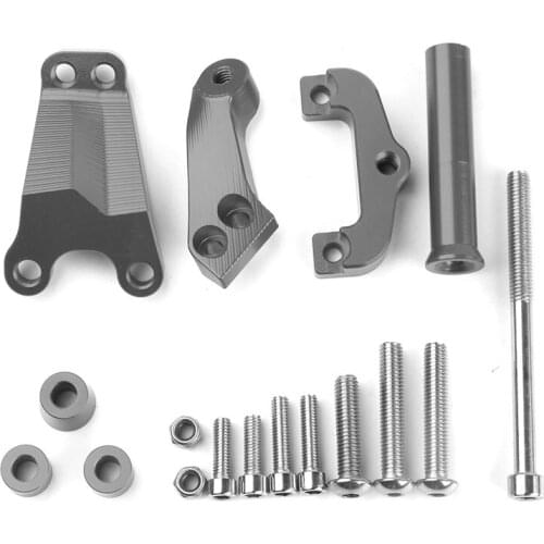 For Kawasaki ER6N ER-6N 2012 -2016 Steering Damper Bracket Motorcycle CNC Steering Damper Bracket Stabilizer Mount Kit