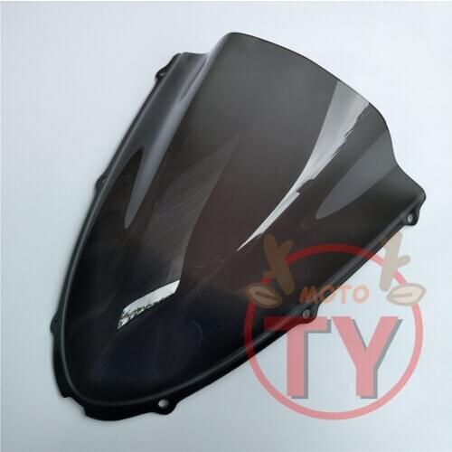 Motorcycle High Quality For Kawasaki ZX6R 2005 05 ZX10R 2006-2007 Wind Deflectors spoiler Windshield Acrylic Windscreens Bubble
