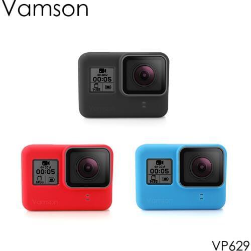 Vamson for Gopro Hero 7 black 6 5 Accessories Soft Silicone Case Protection Cover for Gopro Hero 7 6 5 Black Action Camera VP629
