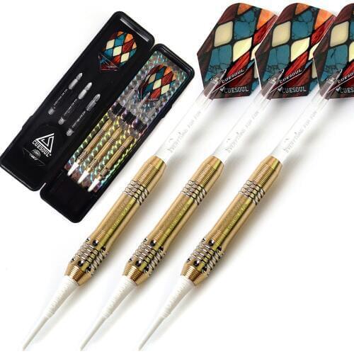 CUESOUL Dart Set with 16 Grams Weight Dart Barrels ,Soft Tip Set