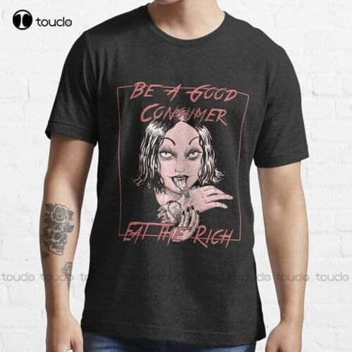 New Consumer Consumer Consume Obeys Horror Eat The Rich T-Shirt Cotton Tee Shirt S-5Xl Unisex men workout shirt