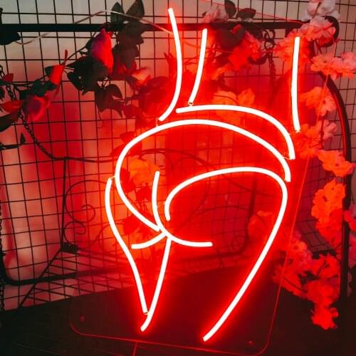 Newly Designed Body Neon Hanging Wall Waterproof Custom Neon Decorative Bathroom Room Lounge Bar Dining Room Decoration