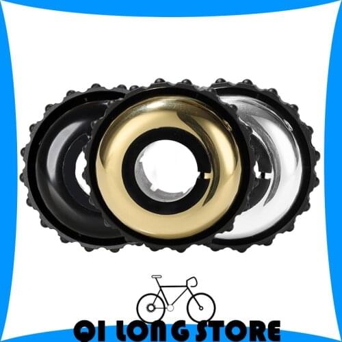New Mountain bike hidden bell folding bicycle bicycle hidden horn rotating bell super ringing copper bell aluminum alloy surface