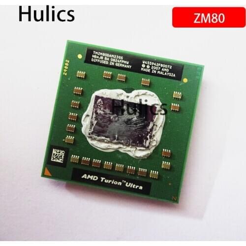 Hulics Original AMD Turion X2 Ultra ZM-80 ZM 80 ZM80 2.1 GHz Dual-Core Dual-Thread CPU Processor 32W TMZM80DAM23GG Socket S1