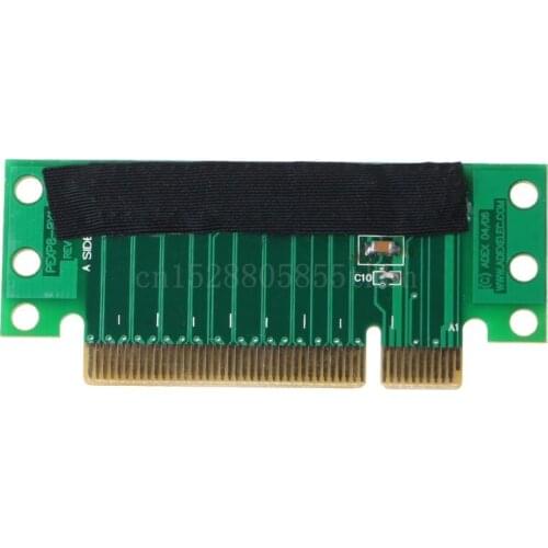 PCI Express 8X Riser Card 90 Degree Right Angle Riser Adapter Card Converter for 1U/2U Computer Accessories