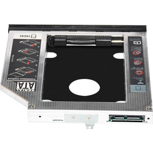 JCX SATA 3.0 Second HDD Caddy 12.7mm for 2.5" SSD HDD Case for IBM ThinkPad L410 L412 L420 L421 L430 ODD Optical Bay