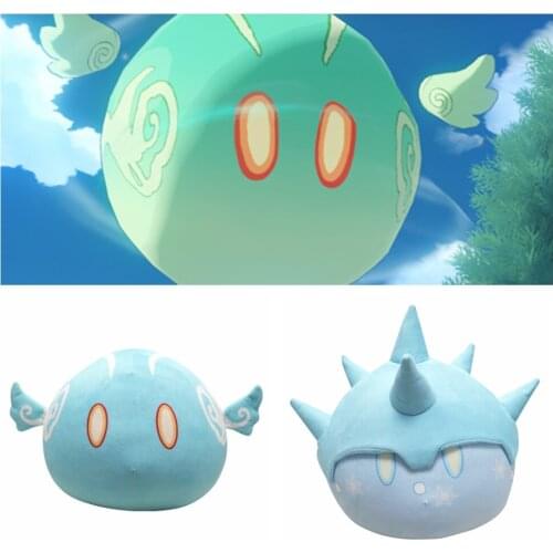 Plush Toys Game Genshin Impact Cosplay Props Project Element Monsters Slime Kids Anime Pillow Xmas Party Holiday Gifts
