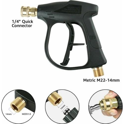 High Pressure Wash Sprayer for Car Foam Water Spray Power Short Wand 3000PSI Car Wash Gun