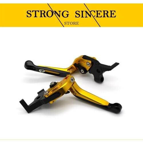 R125 Motorcycle Adjustable Folding Extendable Brake Clutch Levers For YAMAHA YZF R 125 R125 2008-2011