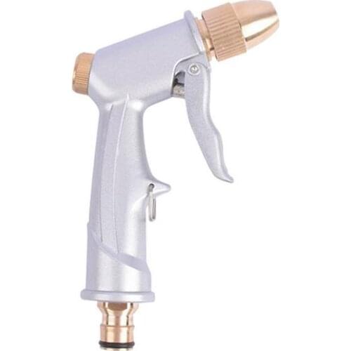 Adjustable All Metal Copper Hose Spray Nozzle Gun Garden Hose Water Pressure Guns For Garden Wateringcars Vehicles outgoing