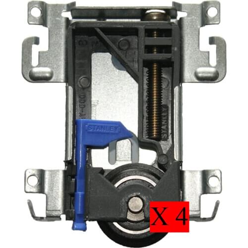 4pcs Upgrade Sliding Door Bottom Roller for wooden slide door lower wheel runner