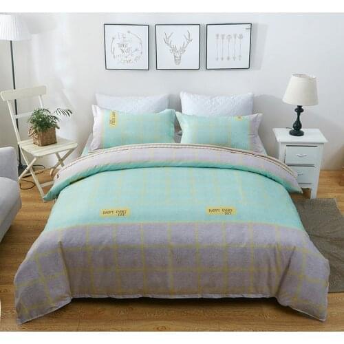 Four-piece set of bedding in spring 2021 Simple sanding sheet 4-piece quilt cover kit luxury bedding sets
